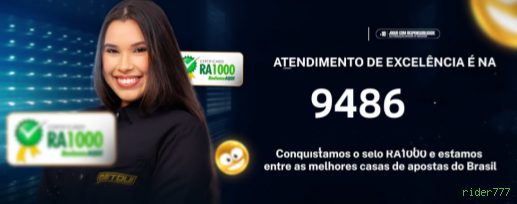 Conta rider777 sincronizada site e app